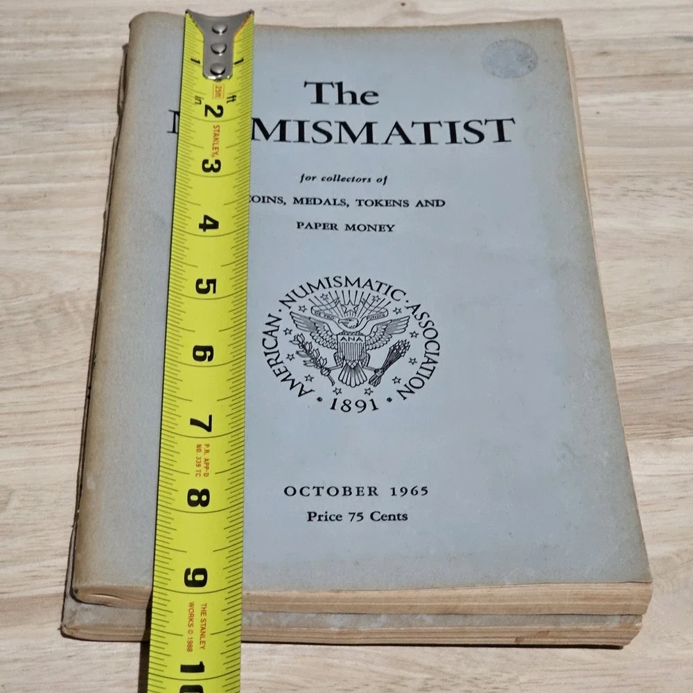 Vintage - The Numismatist October And December Editions 1965